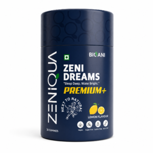 Zeniqua ZeniDreams Premium+ | 10 mg Melatonin Gummy | 30 Gummies